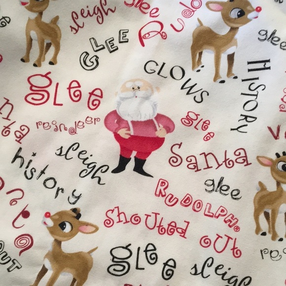 The Rudolph Co. Christmas Scrub Top with Santa and Rudolph - Picture 7 of 7